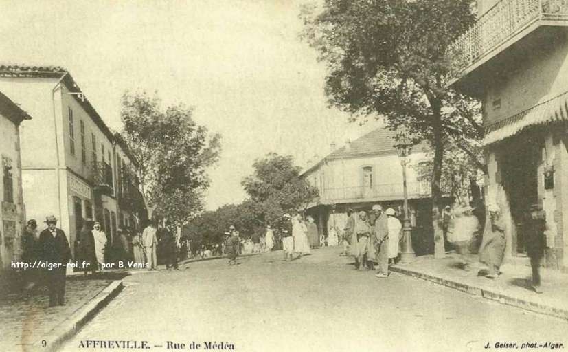 La rue de Médéa à Affreville
