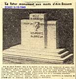 Le futur monument-aux morts d Ain-Bessem