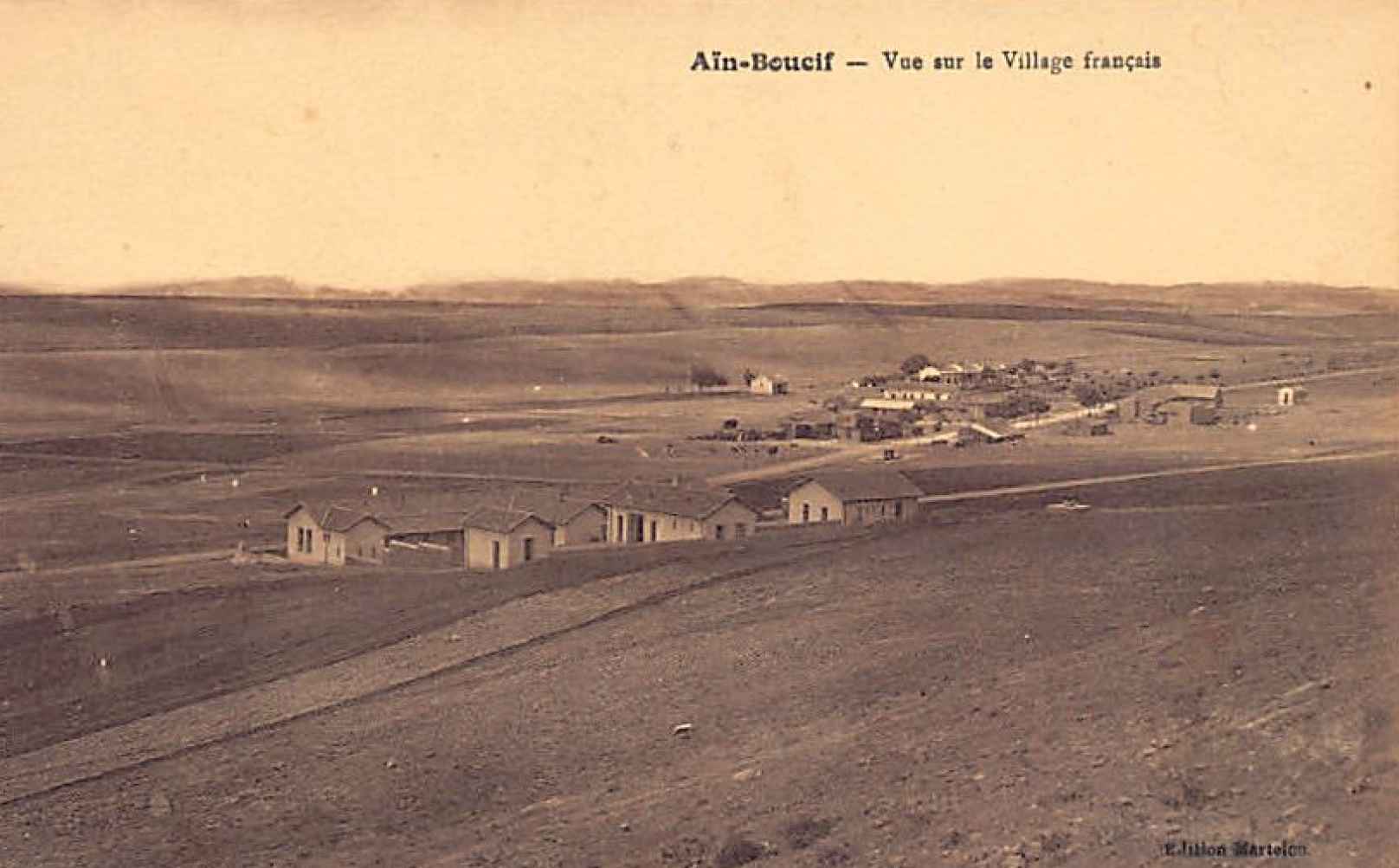 Ain-Boucif, vue sur le village français