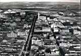 Vue aérienne de la ville, boulevard National, rue Pasteur 