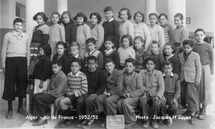 classe de .... en 1952-1953 