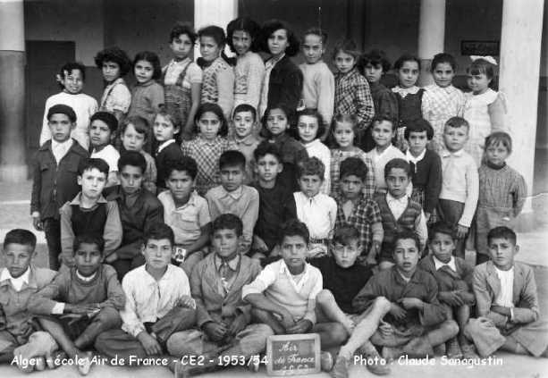 classe de cours élémentaire 2è année, 1953-1954 