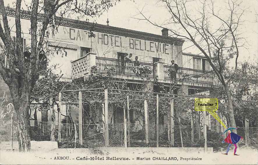 Café hôtel Bellevue, Marius Chaillard