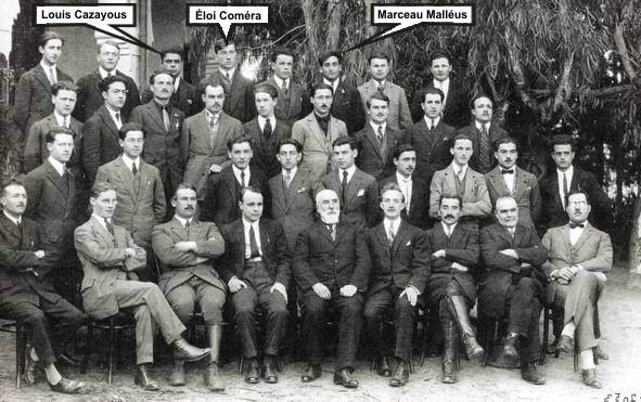 Photo des élèves-maîtres la classe de la Section Spéciale en 1925/1926
