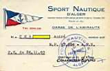 Sport nautique - carte de membre