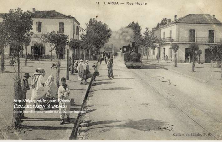La rue Hoche, l'arba