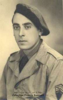 Roger Rambert, maréchal des logis chef en avril 1943 et adjudant en 1945