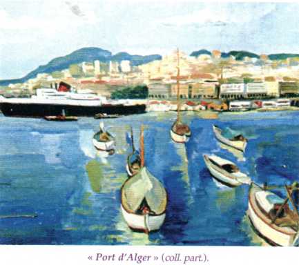 " Port d'Alger " (coll. part.).