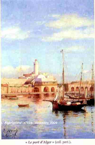" Le port d'Alger " (coll. part.). 