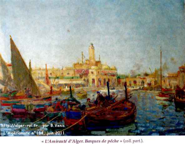 L'Amirauté d'Alger, barques de pêche.