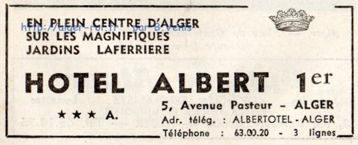 l'avenue Pasteur - Alger, 