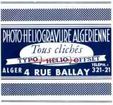 PHOTO -HELIOGRAVURE ALGERIENNE
