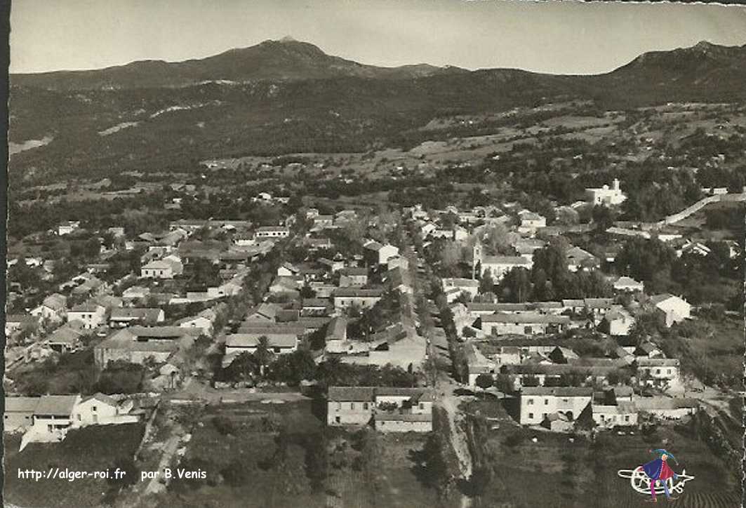 AZAZGA, vue aérienne sur la ville