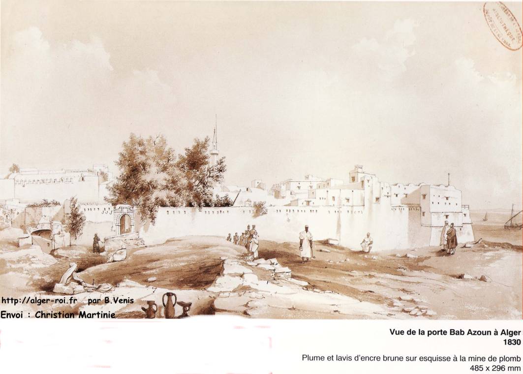 Vue de la porte Bab-Azoun 