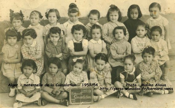 classe: maternelle, 1953-1954
