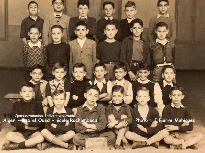 École Rochambeau, classe de CM 2 ou FE ?, 1950-1951