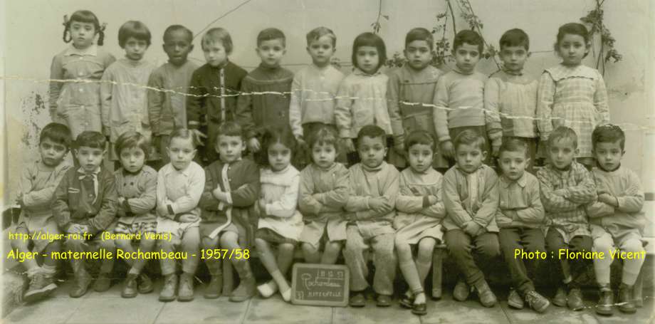 École Rochambeau, maternelle, 1957-1958