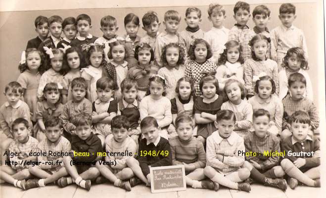 École Rochambeau, maternelle, 1948-1949