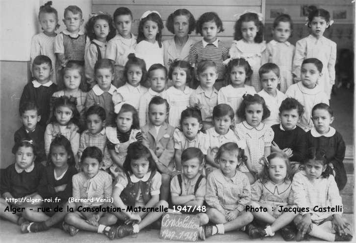 classe: maternelle , 1947-1948, 