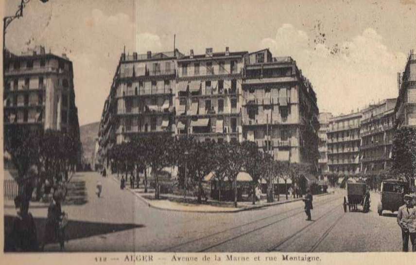 Bab el Oued,avenue de la marne et rue montaigne