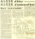 ALGER d'hier… ALGER d’aujourd’hui
