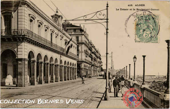 Alger, le boulevard Carnot, le trésor