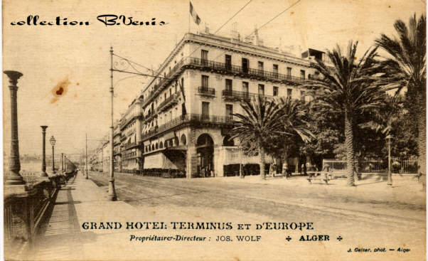 Alger, le boulevard Carnot : grand hôtel Terminus, 49 ko