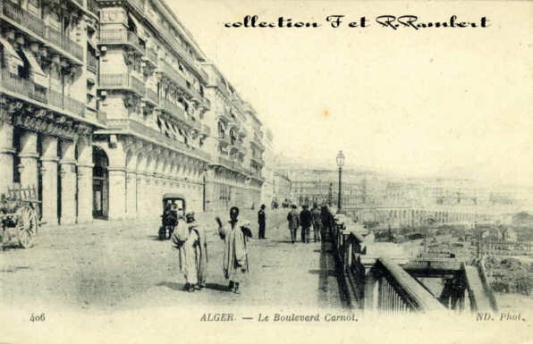 Alger, le boulevard Carnot : l'Écho d'Alger