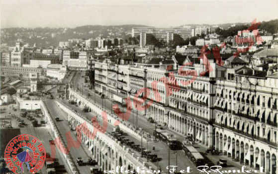 Alger, boulevard de la République et les rampes