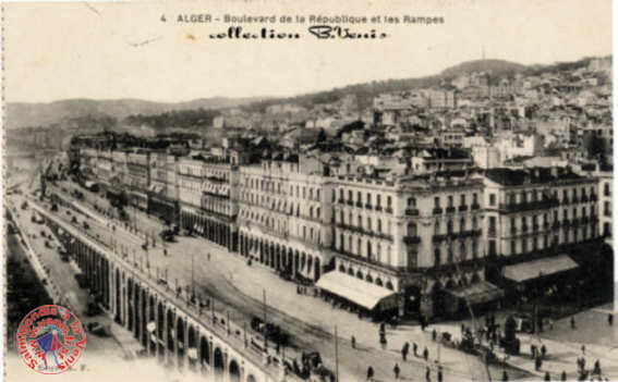 Alger, boulevard de la République et les rampes