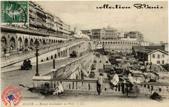 Alger, rampe descendant au port