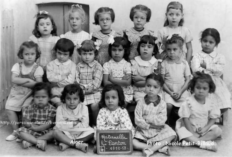 École maternelle de l'impasse Danton, 1950-51