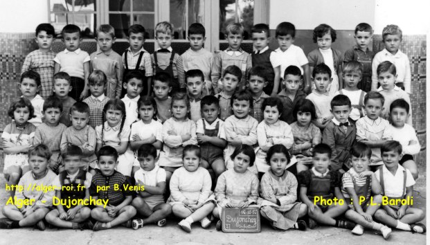 École de l'avenue Dujonchay, enfantine,56-57