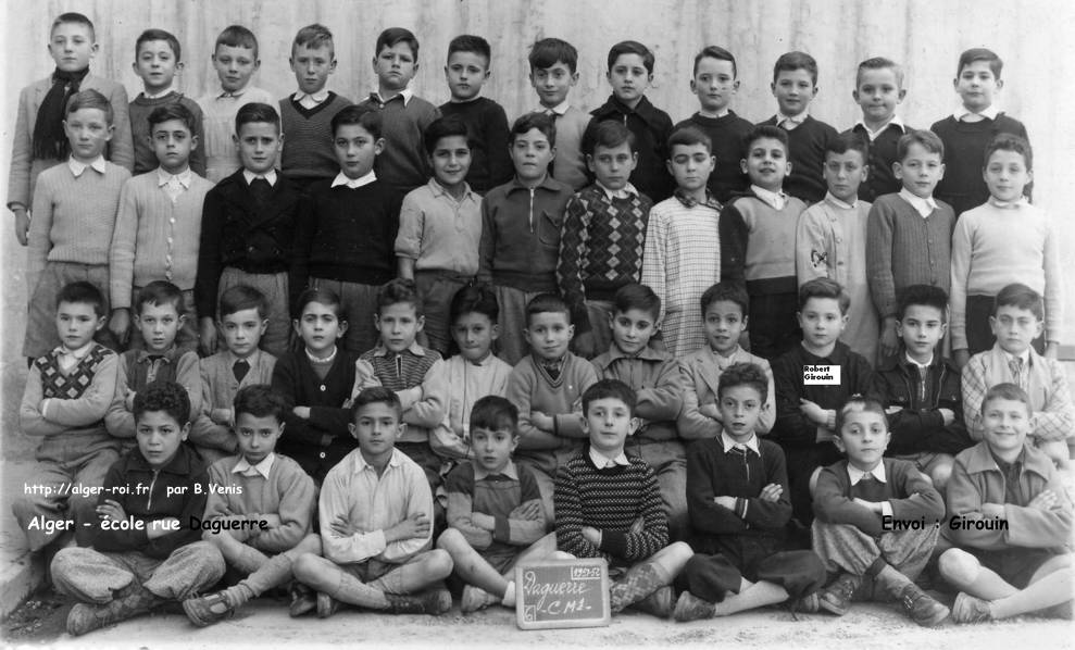 École degarçons rue Daguerre,cm1, 1951-52