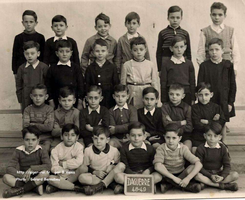 École de garçons rue Daguerre,1948-49