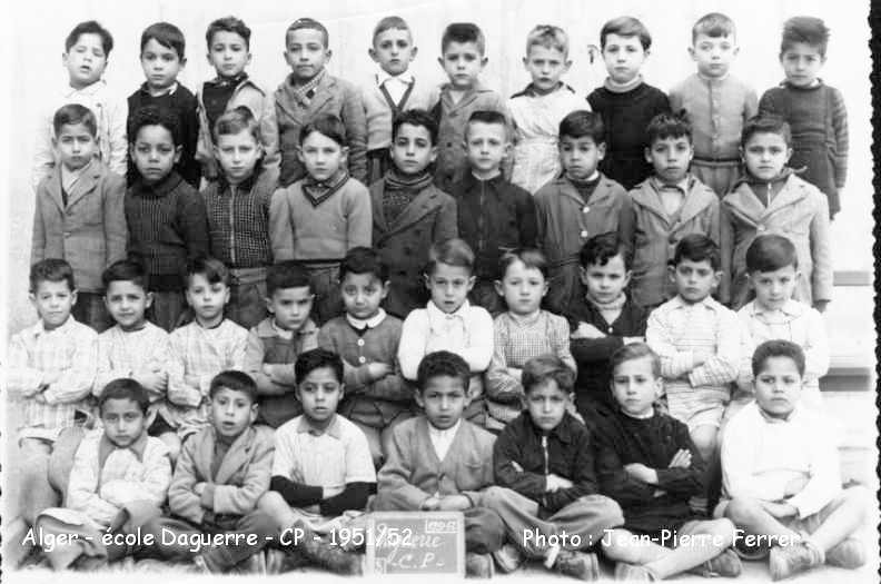 École de la rue Daguerre, classe Cours Préparatoire, 1951-52
