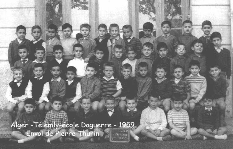 École de la rue Daguerre, école Daguerre, 1959, envoi de Pierre Thurin