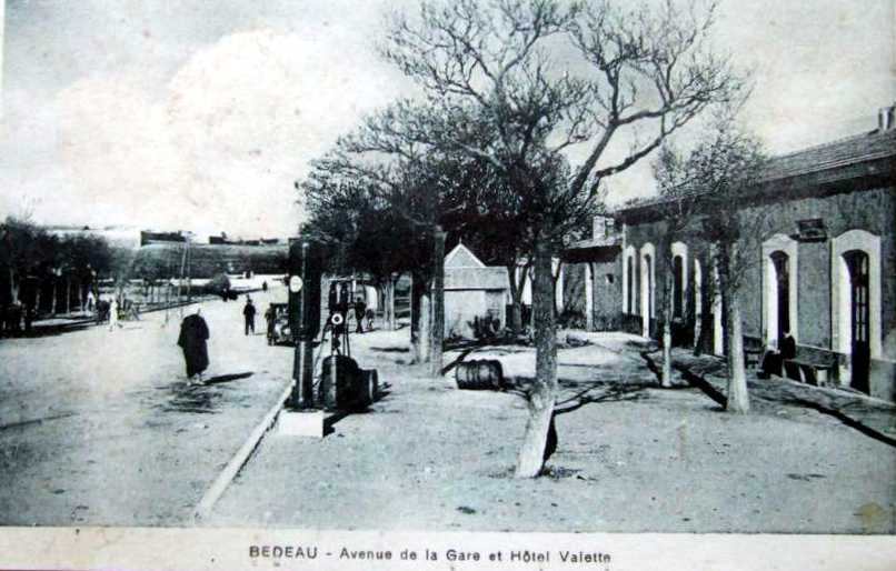bedeau,l'avenue de la gare et hotel valette