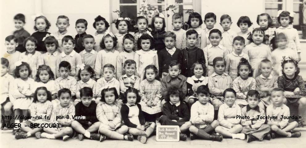 l'école Aumerat, maternelle, 1ère classe, tous, 1951-1952