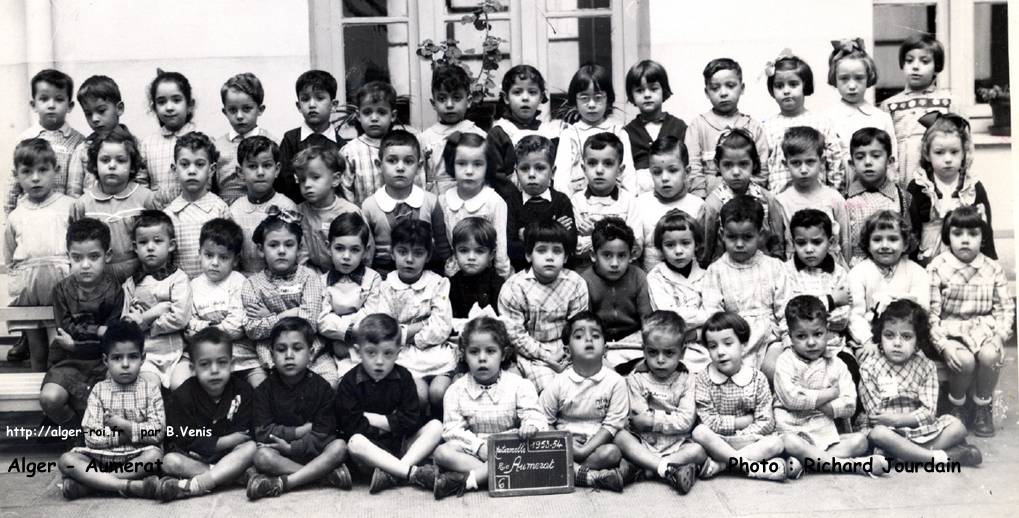 l'école Aumerat, ,maternelle, 1953-54