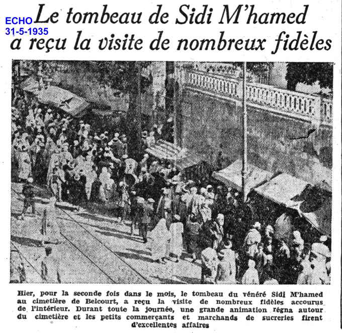 Le pèlerinage des Sidi-Moussa au tombeau de Sidi M'hamed