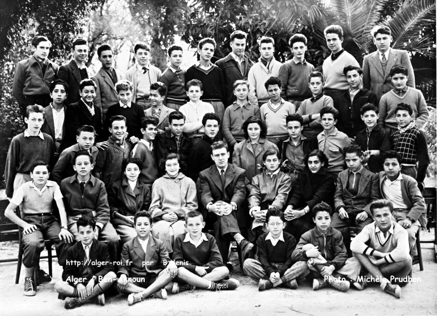 4èM, 1953-1954 ,lycée Ben-Aknoun