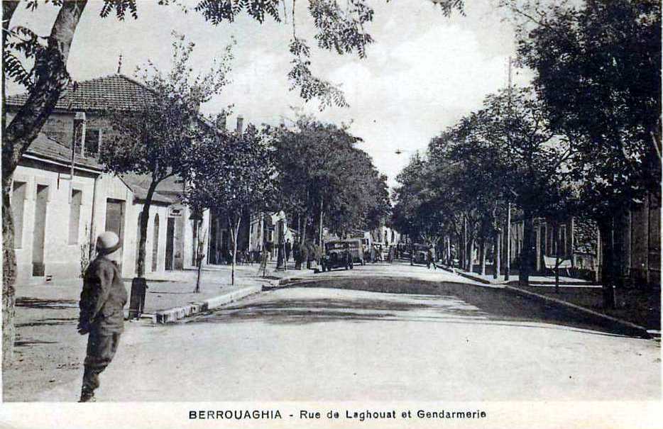 berrouaghia,titteri,la rue de laghouat et la gendarmerie