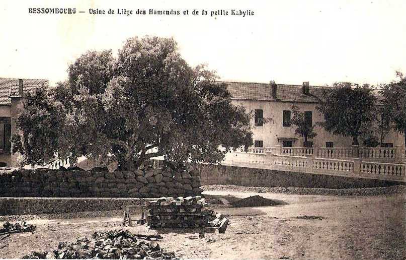 bessombourg,usine de liege des hamendas de la petite kabylie