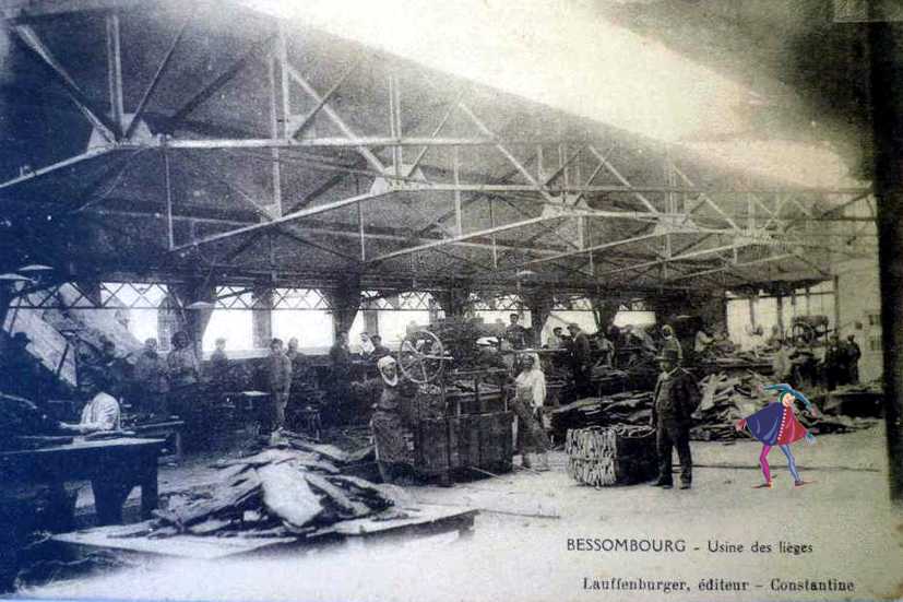 bessombourg,usine deS liegeS des hamendas de la petite kabylie