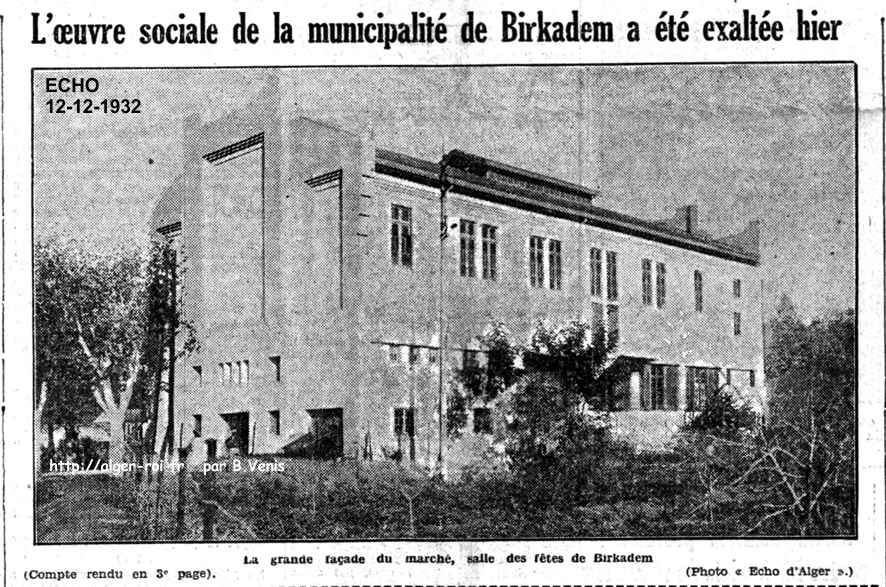 Inauguration en 1932 