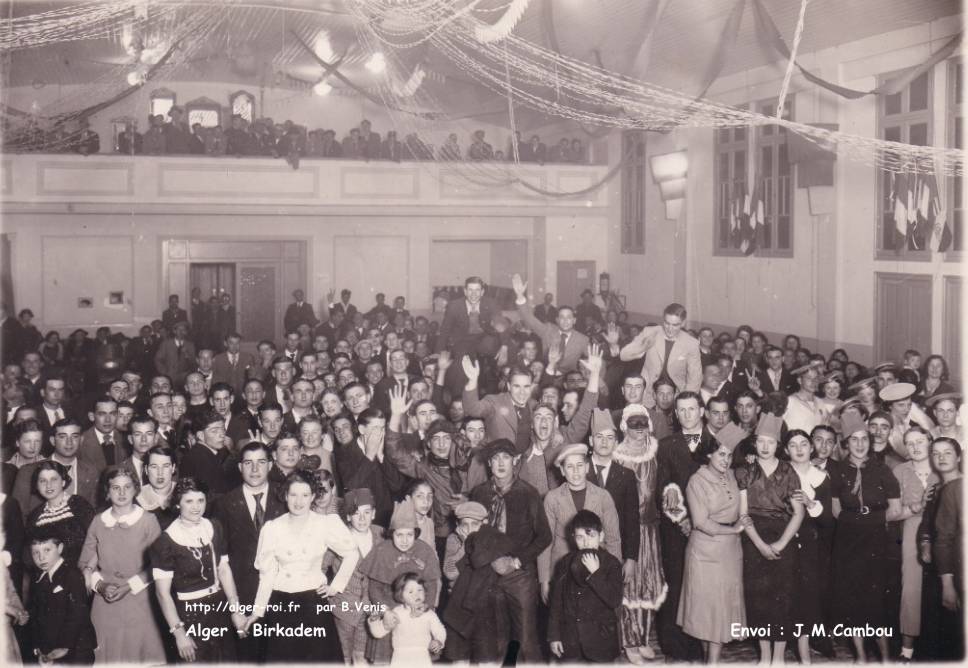 Birkadem  Salle des Fêtes en 1936