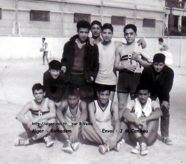 Racing Club De Birkadem Basket équipe junior 1961 