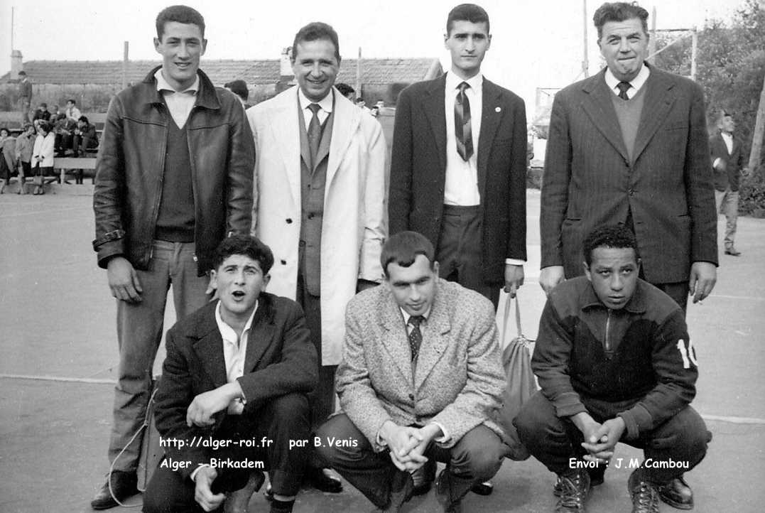 birkadem,basket,racing club de Birkadem en 1957