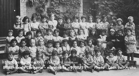 École Lavigerie, maternelle, 1938-1939